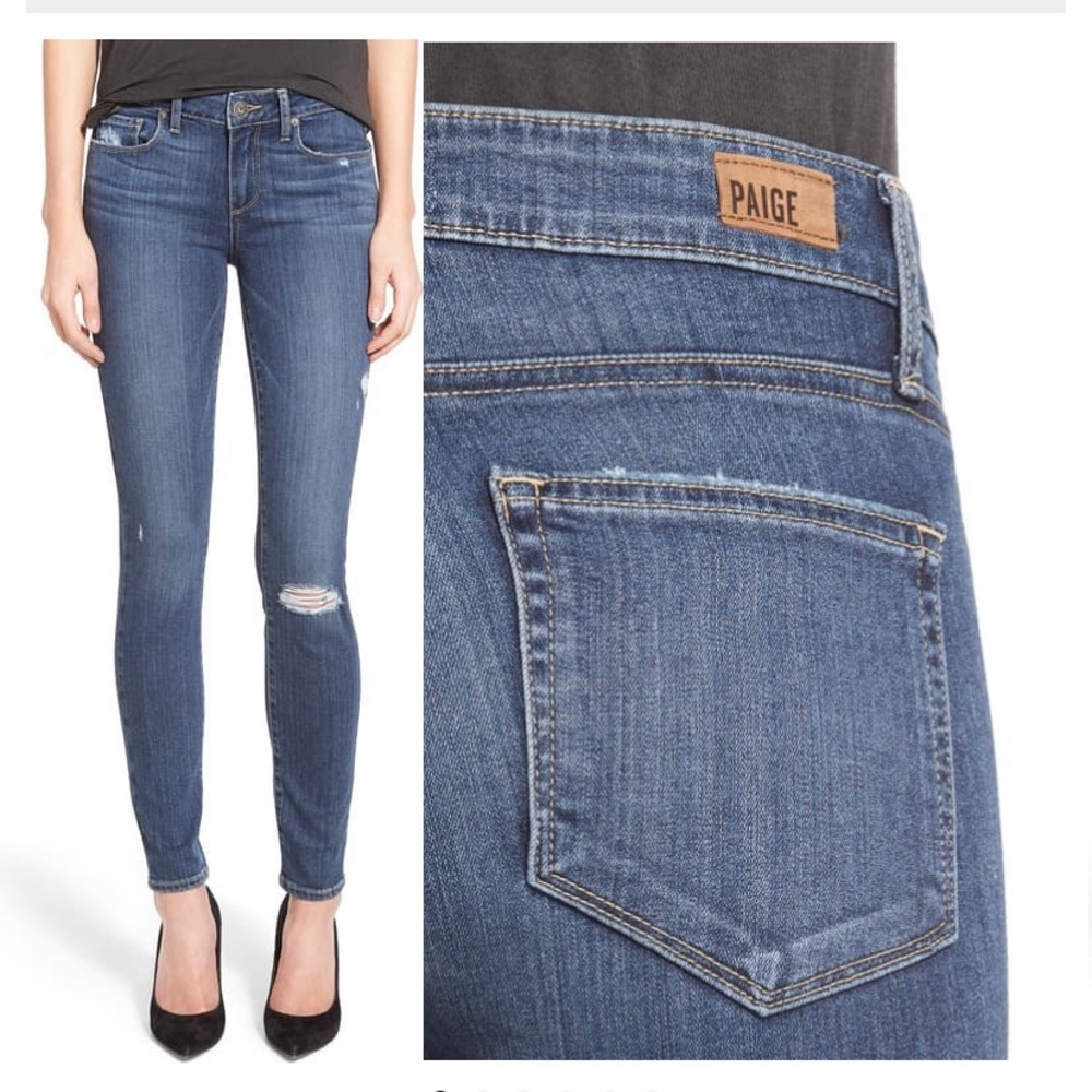 Paige transcend verdugo skinny jeans